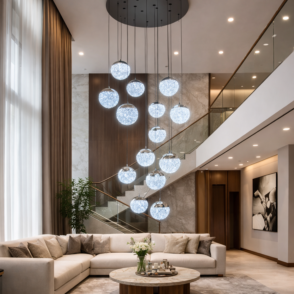 luxury multi light crystal globe chandelier – 13 light modern pendant luxury multi light crystal globe chandelier – 13 light modern pendant