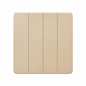 quad (4 gang) wall switch – modern luxury finish