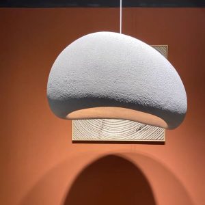 Modern Textured Dome Pendant Light
