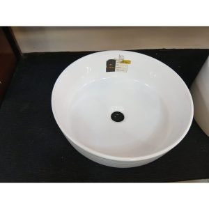 modern white ceramic countertop wash basin – qy008