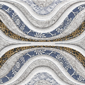 Decorative wall tile