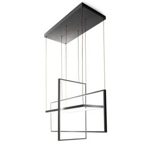 Modern Geometric LED Pendant Chandelier