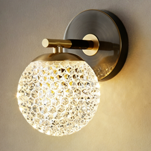 Gold Ball Decorative Wall Sconce