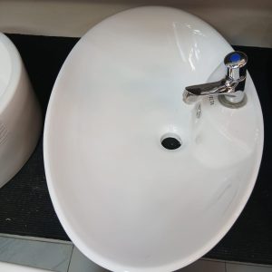 Oval Drop-In Ceramic Wash Basin (Undermount Style)